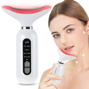 Masajeador Facial Cuello AntiEdad LED