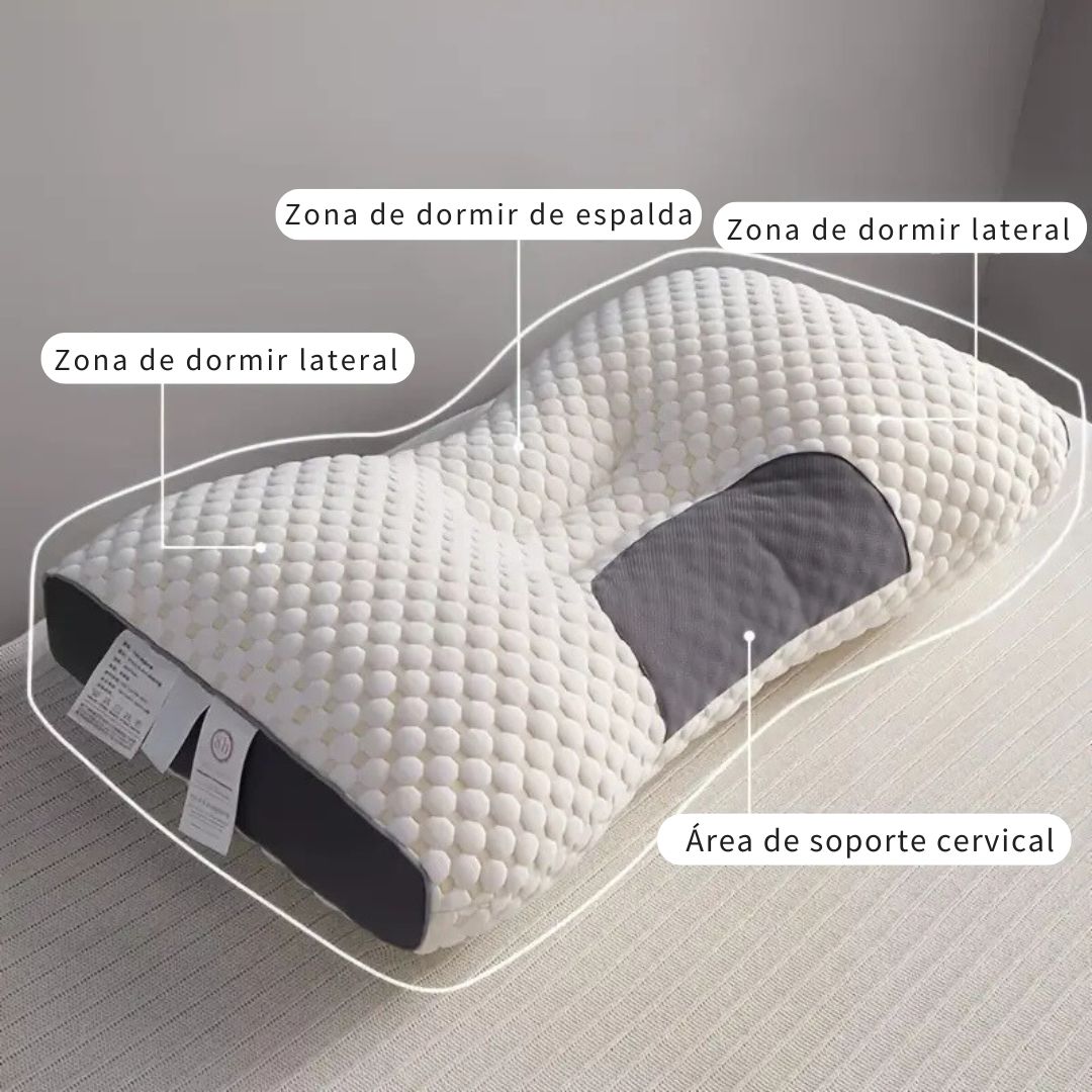 Almohada cervical para aliviar el dolor